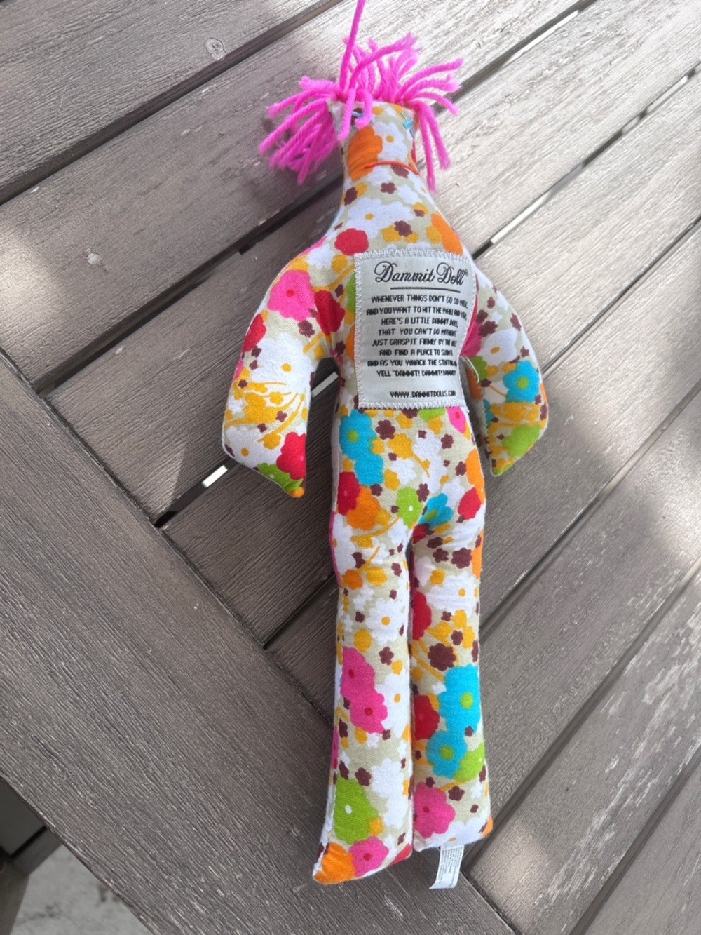 Dammit Plush Voodoo Doll Toy